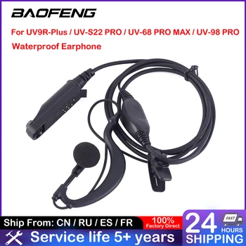 BAOFENG Vízálló Fülhallgató Alkalmas BaoFeng UV-S22 PRO / UV-9R Plus / UV-68 PRO MAX / UV-98 PRO Vízálló Walkie Talkie