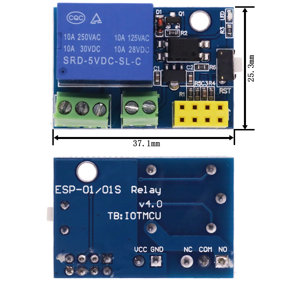 ESP8266 ESP-01/01S 5V Vezeték nélküli WiFi Relé Modul Dolgokat Intelligens Otthon Távirányító Kapcsoló Telefon APP ESP01 ESP-01 Az Arduino1