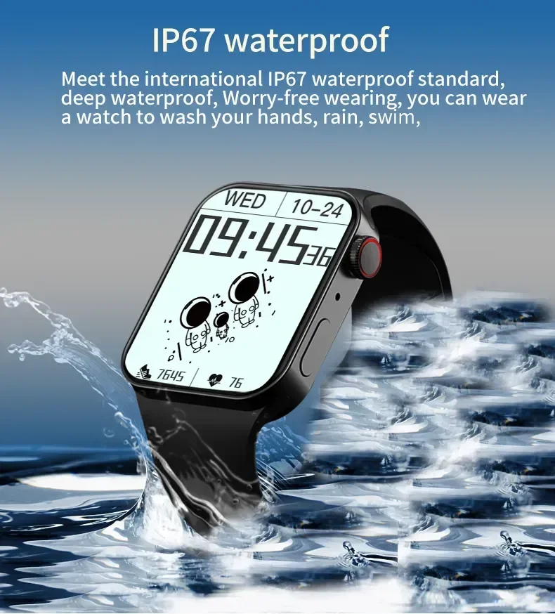 IWO14 Smartwatch Sorozat 7 Eredeti X8+ Okos Nézni 1.75 hüvelyk Végtelen Képernyőn Hívás Sport Vízálló Óra PK X8 MAX5