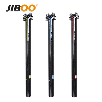JIBOO 400mm MTB Szénszálas nyeregcső Ultra Könnyű, Nagy Szilárdságú 27.2 mm-es Országúti Kerékpár Seatpost 30.8 mm Összecsukható Kerékpár nyeregcső Kerékpár Alkatrészek