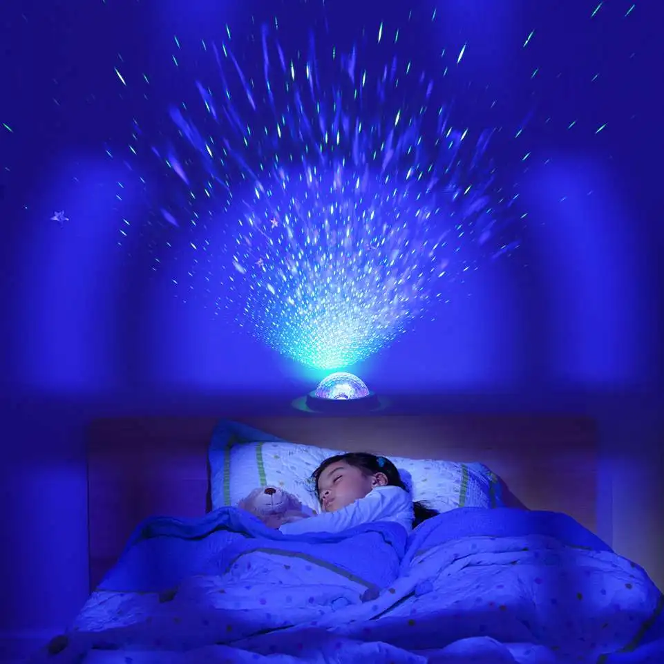 Led Star Galaxy Csillagos Ég Projektor Éjszakai Lámpa Éjszakai Lámpa Projektor A Zene Bluetooth Hangszóró Gyermekek Hálószoba Decor5
