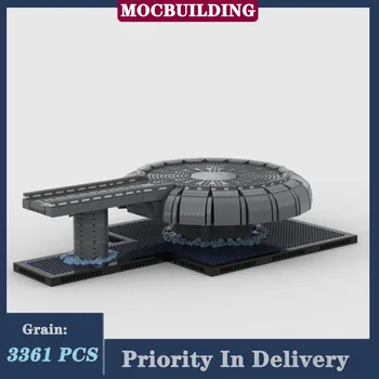 MOC Tér Film Platform Modell építőkocka Közgyűlés Űrhajó Csata Gyűjtemény-Sorozat, Játék, Ajándék