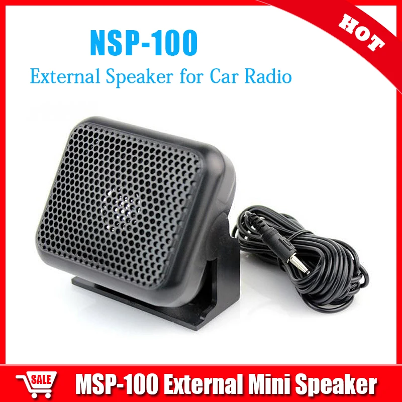 NST-100 Külső Hangszóró, Autó Walkie Talkie Univerzális Mini Erősítő0