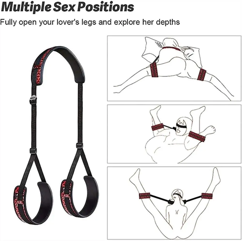 Szex Játékok A Párok, Egyéni Kötést Öv BDSM Meghatározza a Szex Hinta Bondage Láb Foltos Fétis Kötél SM Rabszolga Hám Felnőtt Pár Játékok4