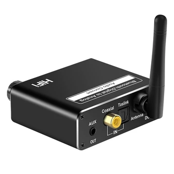 Vezeték nélküli Bluetooth-5.0 Digitális-Analóg Konverter DAC Tartozék Távirányító-Os, 3.5 Mm Támogatja az USB Audio Adapter